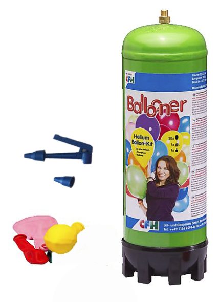 کپسول گاز هلیوم ۱ لیتری یکبار مصرف ایتالیایی